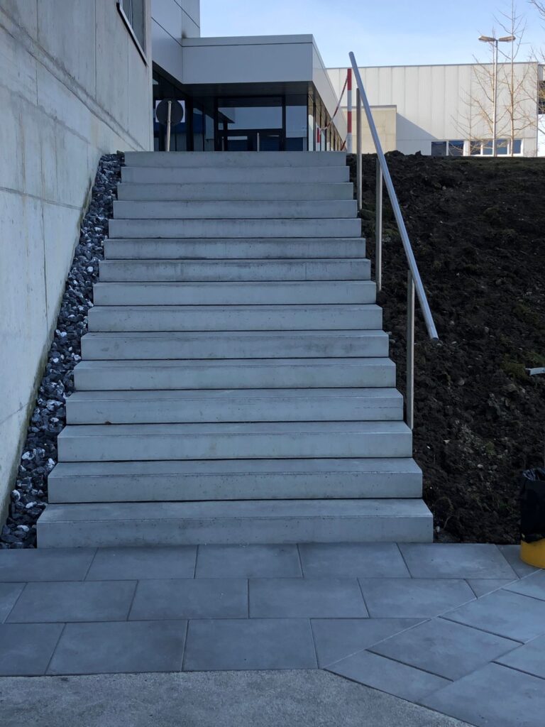 Schefers Garten Neuanlage Treppe Gartenbau