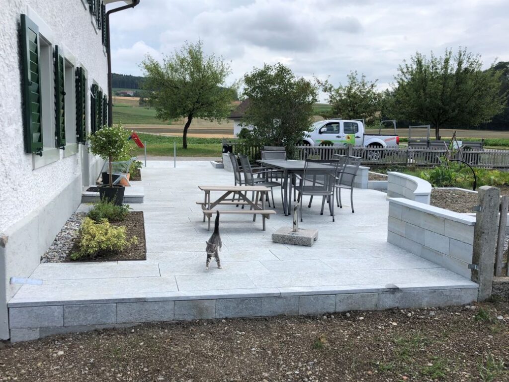 Schefers Garten Sitzplatz Traumgarten Umänderung