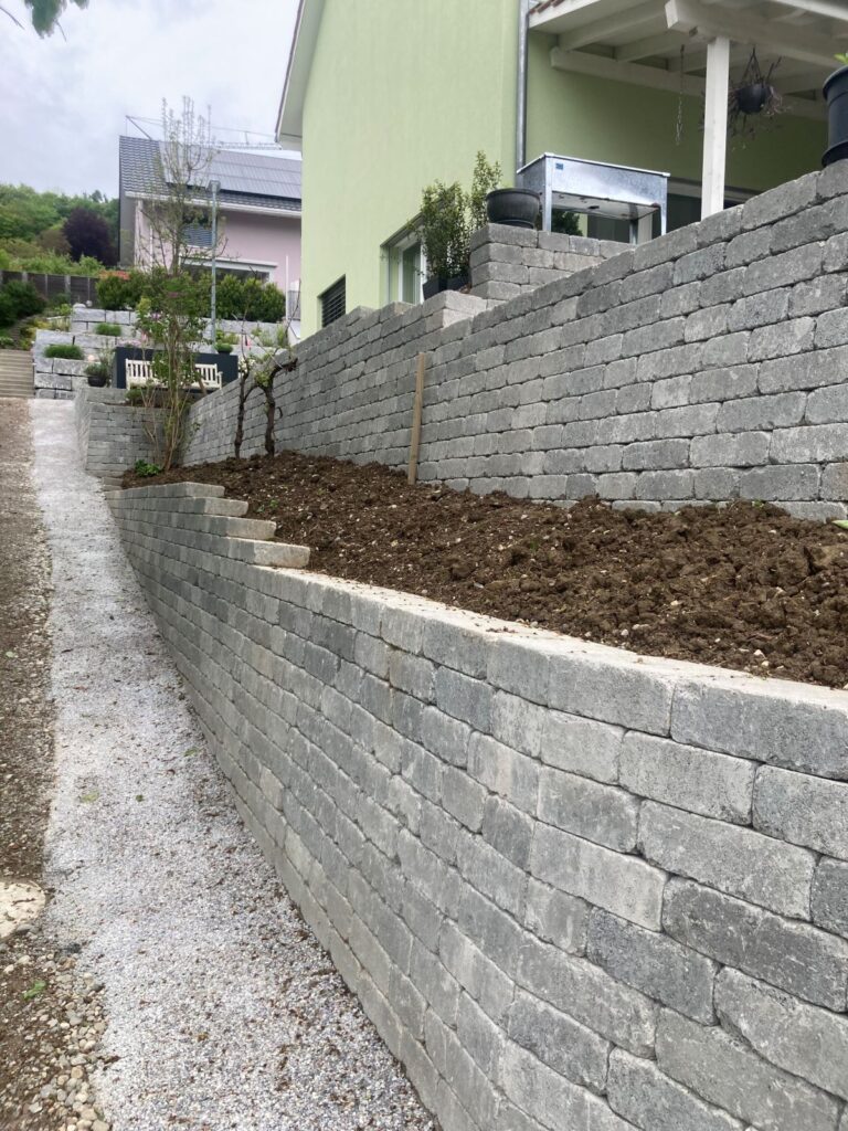 Schefers Garten Gartenbau Ostschweiz Mauer