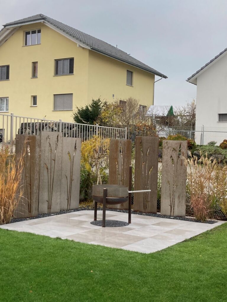 Schefers Garten Gartenbau Ostschweiz Traumgarten Grillstelle