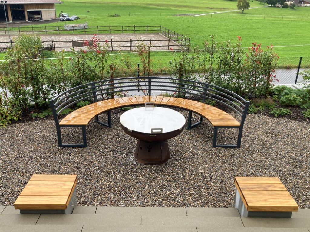Schefers Garten Gartenbau Ostschweiz Neuanlage Sitzplatz