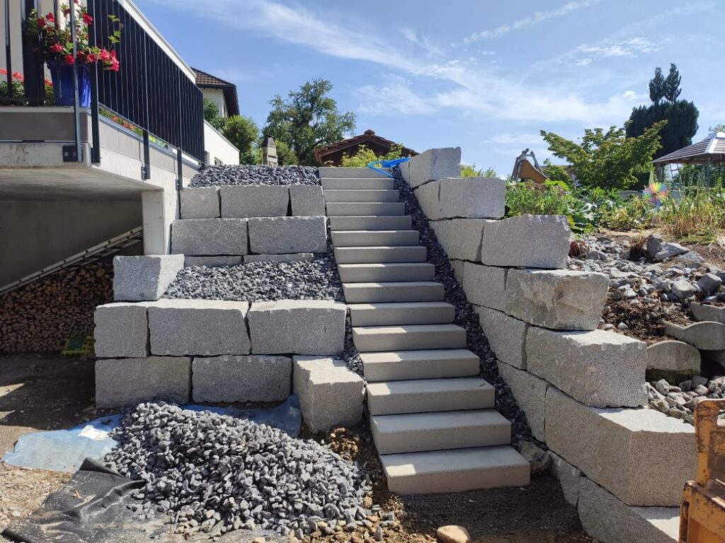 Schefers Garten Gartenbau Ostschweiz Treppe