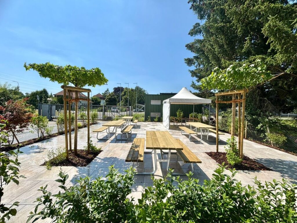 Schefers Garten Gartenbau Ostschweiz Neuanlage Sitzplatz