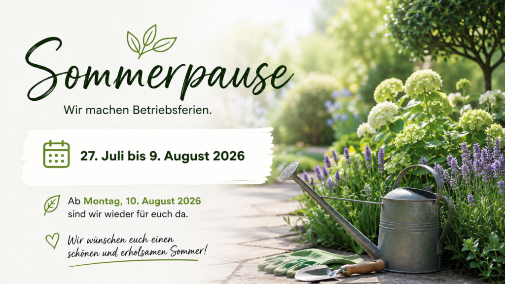 Sommerpause, Betriebsferien